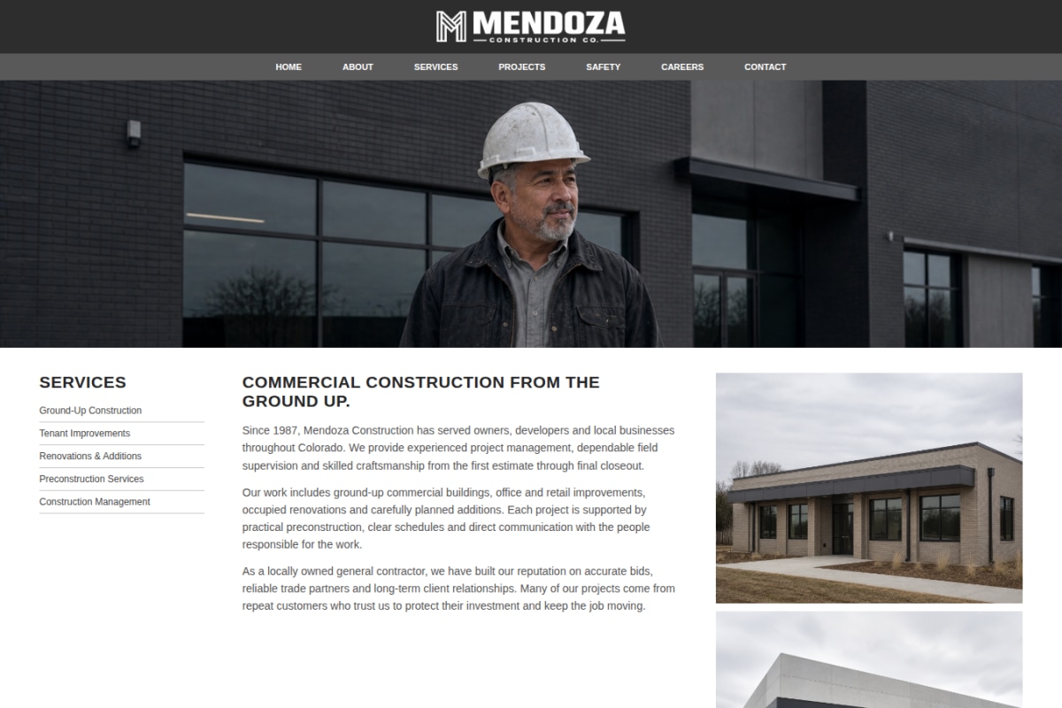 Website before and after Repaint redesign