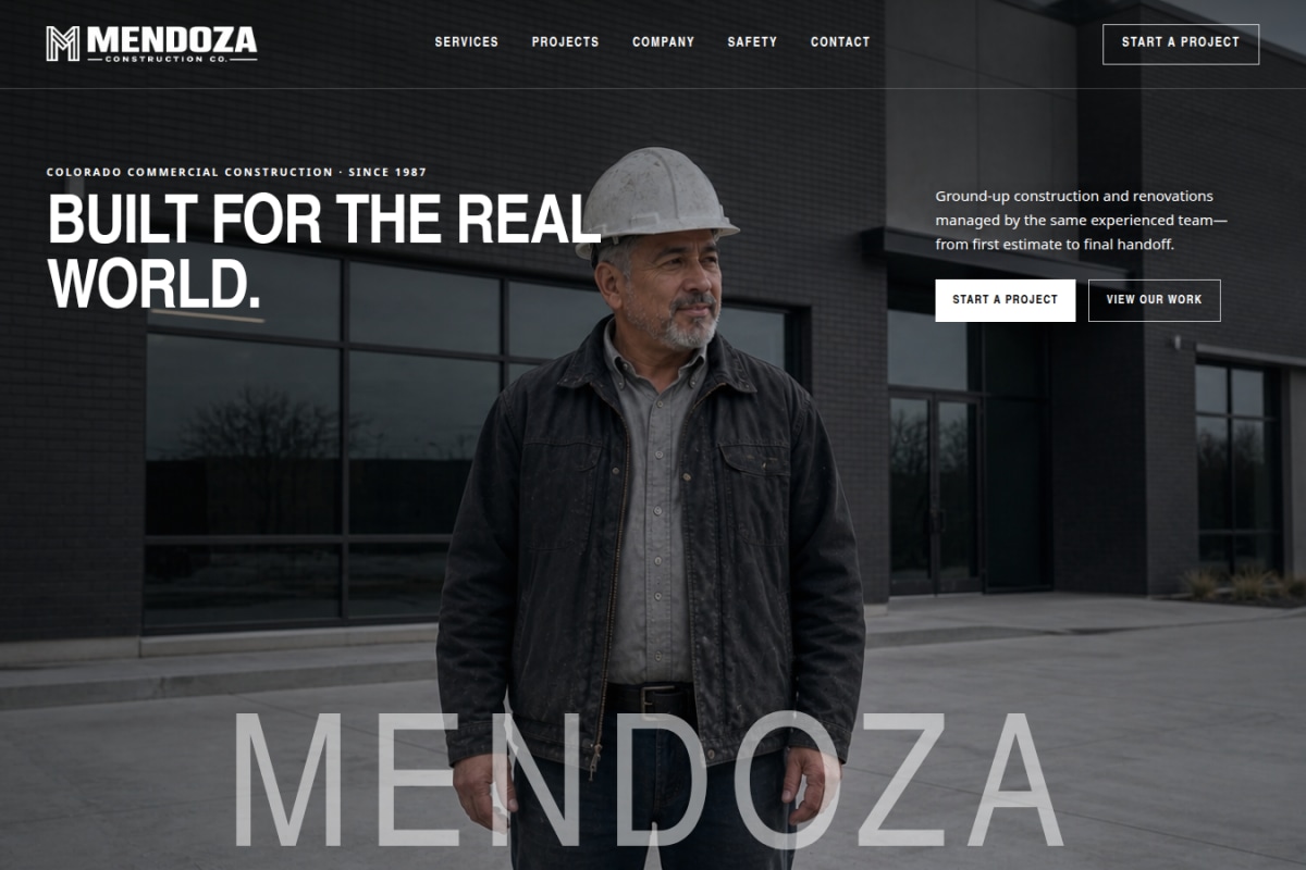 Website before and after Repaint redesign